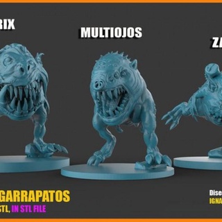 sivri uç para Juegos rulo Ignacio Berbel Garcia masaüstü karakterler yaratıklar fantezi Evren trol ogro gerero orco cüce dev 3d print model - Mito3D