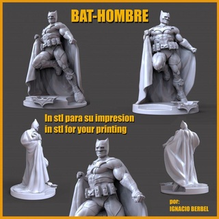 batman hombre murcielago ignacio berbel garcia warhammer murcuelago 3d print model - Mito3D