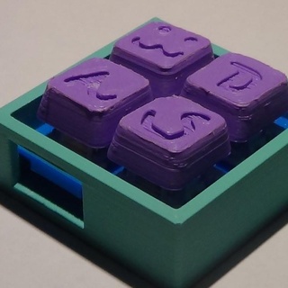 2x2 ortholinear keyboard button fishy64 Spare Parts Computers & Electronics 3d print model - Mito3D