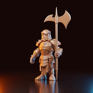 dark knight 1 hidden workshop Tabletop Characters & Creatures Fantasy Universe 3d print model - Mito3D