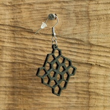 earrings cairo pentagonal tiling 1 jewellery 3d printing printed 3d print model - Mito3D