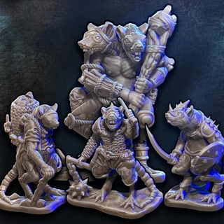 rat folks antal k ninger warrior band 3d print model - Mito3D