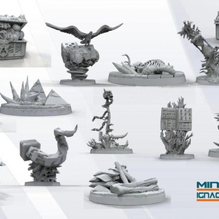 escenografia para juegos de rol ignacio berbel garcia Tabletop 3D Printable Terrain Fantasy orcos enanos ogros gigantes demonios juegosrol 3d print model - Mito3D