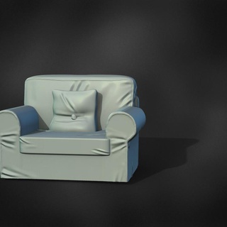 individual sofá 32mm coles 3d miniaturas mesa 3D imprimible terreno Tienda mueble zombicida 3d print model - Mito3D