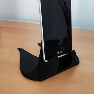universal stable phone stand janis norins Gadgets & Electronics Phones Tablets Phone stands 3d print model - Mito3D
