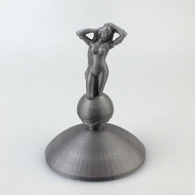 life ordinary women & garden figure sculpture nude botticelli 3d print model - Mito3D