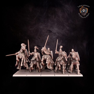 knights quest lubart miniatures Tabletop Characters & Creatures Fantasy Universe fantasy warhammer sla age wargame special 9th warhammerfantasy whfb theninthage ninthage ninth kingdomofequitaine t9a lubartminiatures koe 3d print model - Mito3D