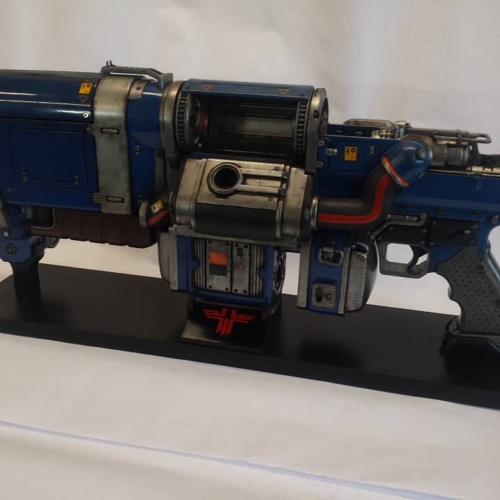 wolfenstein laserkraftwerk props cosplay gun prop Replikat laser 3D print model - Mito3D