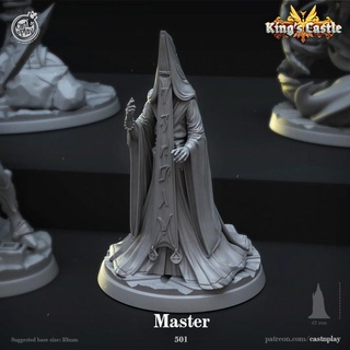 master pre-supported cast n play Store fantasy pc cloak npc castnplay supported cloaked robes maestre 3d print model - Mito3D