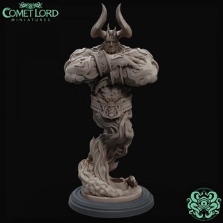 tal'rashadar ifrit usurper comet lord miniatures Tabletop Characters & Creatures Fantasy Universe Store creature dragons dungeons fantasy monster large elemental genie dnd efreeti dnd5e djinn efreet 3d print model - Mito3D