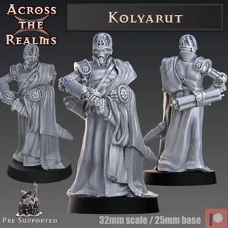 kolyarut across realms Tabletop Characters & Creatures Sci-Fi Universe gaming golem robot rpg tabletop pathfinder dnd5e warforged outsider inevitable 3d print model - Mito3D