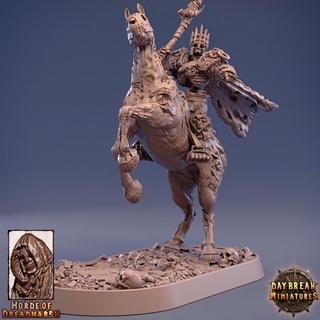 pale king arden - unliving horde dreadmarsh daybreak miniatures Tabletop Characters & Creatures Fantasy Universe Store dragons dungeons undead wargaming horse tabletop mounted 32mm 75mm 3d print model - Mito3D