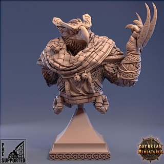 feero overglide - bust skyborn aquila daybreak miniatures Tabletop Characters & Creatures Fantasy Universe Store Fan Art Busts display scale collectors 3d print model - Mito3D