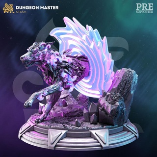 blink hound - hyan dm stash  Tabletop Tabletop Characters & Creatures Fantasy Universe Tabletop Tabletop Characters & Creatures Store beast creature dog hound monster wolf enemy dnd blink fey 5e fae  3d print model - Mito3D