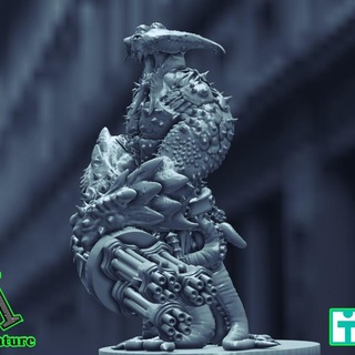 octo rolo compressor pose 3 gekko miniatura tampo mesa personagens criaturas Sci Fi universo estrangeiro fantasia personagem 3d print model - Mito3D