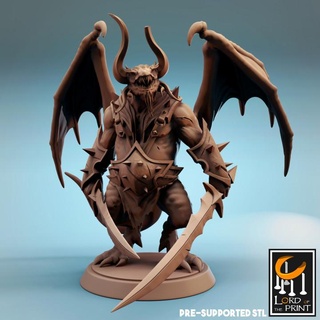 tarhun - halfdragon lord print Tabletop Characters & Creatures Fantasy Universe Store dragon hero 3d print model - Mito3D