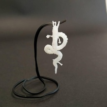 dragon pendant jewellery 3d print model - Mito3D