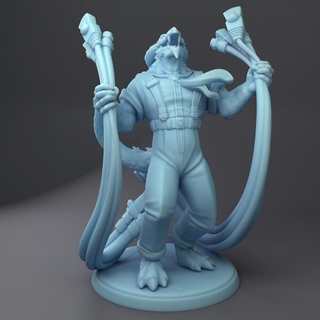 Milton dragonborne gemelo diosa miniaturas Tienda continuar oficina masculino dracónido 3d print model - Mito3D