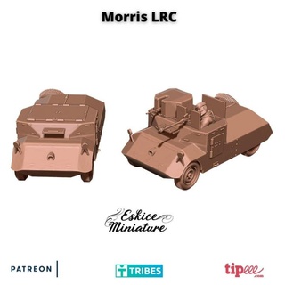 Morris lrc 28mm Eskice minyatür e masaüstü karakterler yaratıklar tarihi Evren Araçlar makineler mağaza araba aksiyon cıvata heykelcik ışık tank araç ww2 ingilizce savaş oyunu reco 3d print model - Mito3D