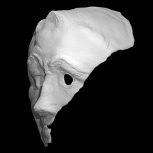 roman mask faun grand curtius liege belgium scan 3d print model - Mito3D