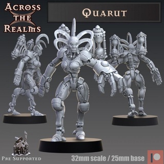 quarut reinos mesa caracteres criaturas Sci Fi universo juego azar robot rpg dnd 5e forjado forastero mecanico inevitable 3d print model - Mito3D