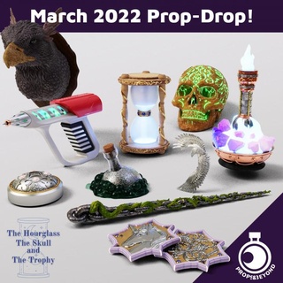 march 2022 prop drop props&beyond Props & Cosplay accessory card dragons dungeons gaming gift item master roleplay rpg toy warhammer magic cosplay props supportless tabletop puzzles real beyond size d&d dnd dm 5e stat representation gm gamemaster wondrous in-game 3d print model - Mito3D