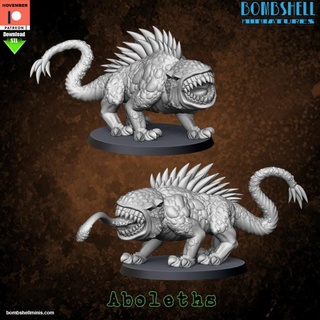 aboleths bombshell miniatures  Tabletop Tabletop Characters & Creatures Fantasy Universe Tabletop Tabletop Characters & Creatures monster  3d print model - Mito3D
