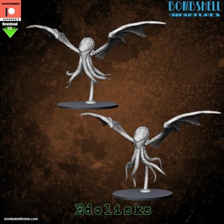 edolisks bombshell miniatures Tabletop Characters & Creatures Fantasy Universe monster 3d print model - Mito3D