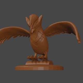 Pokémon inspiré staraptor table dnd miniature yerman Munoz ventilateur art personnages créatures oiseau Aigle faucon étourneau 3d print model - Mito3D