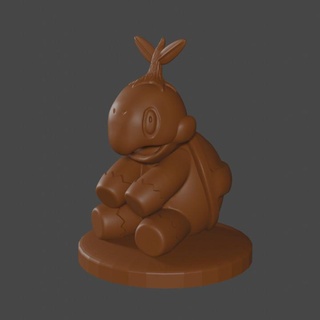 pokemon inspired turtwig tabletop dnd miniature yerman munoz Fan Art Tabletop Characters & Creatures plant tree turtle 3d print model - Mito3D