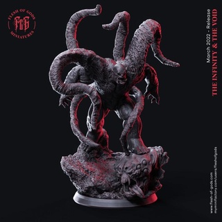 orconax carne Dioses extraterrestre criatura oscuro fantasía monstruo orco rpg Siniestro cthulhu tentáculo ogro lovecraft dnd fleshofgods 3d print model - Mito3D