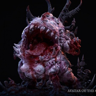 avatar carniphage 39 animaux miniatures boutique patron fantaisie géant horreur monstre mutant abomination dnd 100mm 32mm nurgle cannibale glouton 3d print model - Mito3D