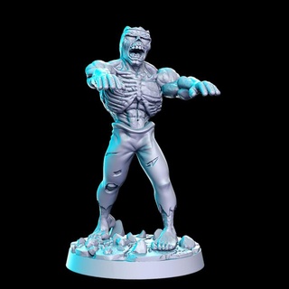 zombie 32mm dnd rn estudio tavolo personaggi creature fantasia universo rpg esploratore fanciulla 3d print model - Mito3D