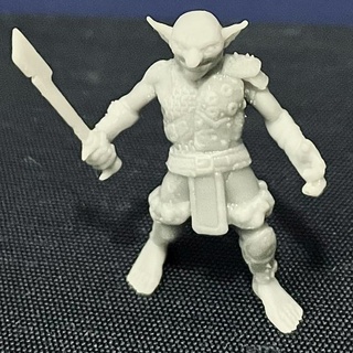 Krummsäbel Kobold leland van leer Tischplatte Zeichen Kreaturen Fantasie Universum Mini Miniatur dnd 35mm 3d print model - Mito3D