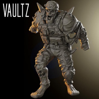 abomination soldier vaultz miniatures Tabletop Characters & Creatures Sci-Fi Universe Store monster undead zombie miniature military tabletop zombicide 3d print model - Mito3D