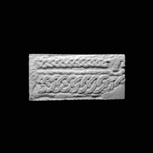 anglo saxon tomb cover lincoln collection united kingdom scan 3d print model - Mito3D