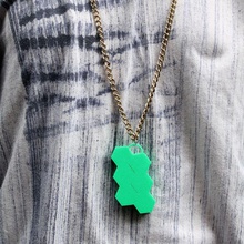 honeycomb pendant jewellery necklace 3d print model - Mito3D