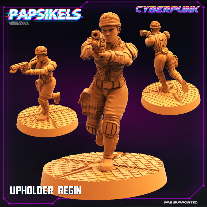 upholder regin papsikels miniatures Tabletop Characters & Creatures Sci-Fi Universe law 3D print model - Mito3D
