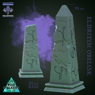 arcano obelisks mammut fabbrica tempio terreno roccia obelisco scenario monolito rovinare 3d print model - Mito3D