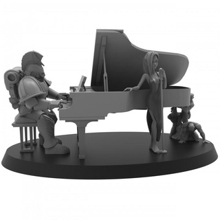 perfect sons cult pianist singer - presupported thatevilone Tabletop Characters & Creatures Sci-Fi Universe children piano diorama 28mm son jazz emperors infernal alluress temptress enraptress bequa kynska 3d print model - Mito3D