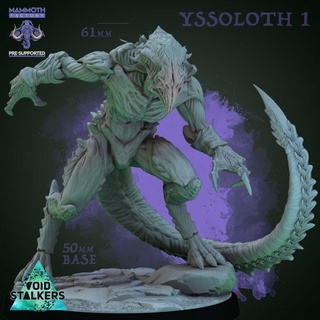 yssoloth voidstalker 1 mammoth factory alien beast monster predator tail xenomorph lovecraftian aberration eldritch 3d print model - Mito3D