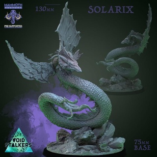 solarix mammouth usine boutique dragon monstre ailes céleste serpent énorme quetzalcoatl manteau 3d print model - Mito3D