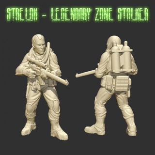 strelok fcomin Tabletop Characters & Creatures Sci-Fi Universe modern wargaming character tabletop postapocalyptic stalker 28mm 35mm 3d print model - Mito3D