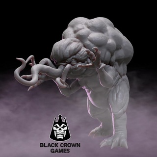 gnome-flayer - attack black crown games Tabletop Characters & Creatures Fantasy Universe Store dragons dungeons gnome mind cthulhu d&d call underdark illithid flayer aberration ceremorph svirfneblin mozgriken 3d print model - Mito3D