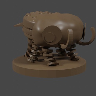 bugsnax inspired bunger tabletop dnd miniature yerman munoz Fan Art Tabletop Characters & Creatures Fantasy Universe food burger 3d print model - Mito3D