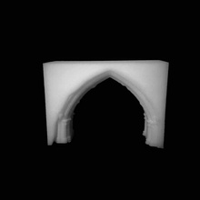 arco pietra lincoln regno unito scansione 3d print model - Mito3D