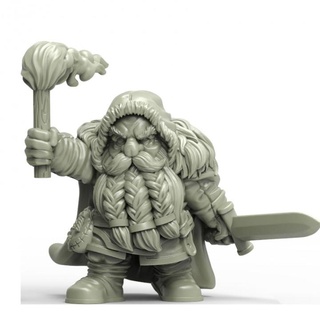 gh006 heresylab - dwarf treasure hunter Tabletop Characters & Creatures Fantasy Universe warhammer aos 3d print model - Mito3D