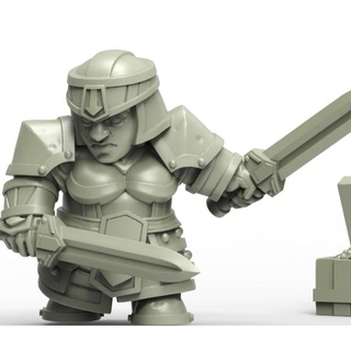 gh022 heresylab - female dwarf 2 Store warhammer age sigmar 3d print model - Mito3D