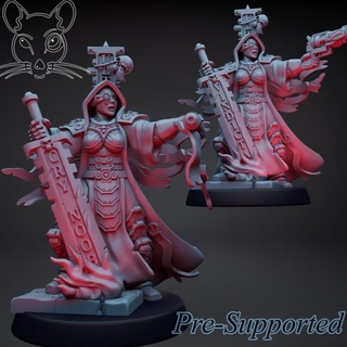 mother's friend's daughter ratman forge Tabletop Characters & Creatures Sci-Fi Universe 40k inquisitor inquisition wargammer 3d print model - Mito3D