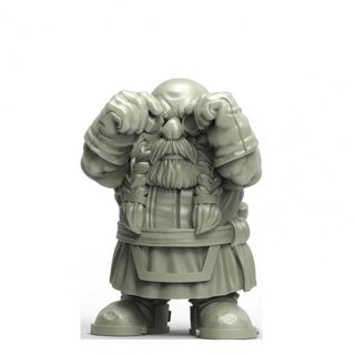 gh027 heresylab - dwarf blacksmith 2 Tabletop Characters & Creatures Fantasy Universe warhammer miner age sigmar aos 3d print model - Mito3D